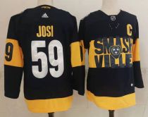 NHL Nashville Predators #59 Roman Josi Black 2022 New Adidas Jersey