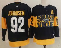 NHL Nashville Predators #92 Ryan Johansen Black 2022 New Adidas Jersey