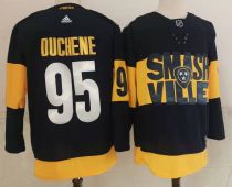 NHL Nashville Predators #95 Matt Duchene Black 2022 New Adidas Jersey