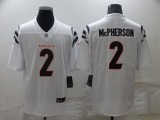 Men's Cincinnati Bengals #2 Evan McPherson White Vapor Untouchable Limited  Jersey
