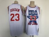 NBA Chicago Bulls #23 Jordan  All-Star White Throwback Jersey
