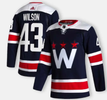 NHL Washington Capitals #43 Tom Wilson Navy 2021 New Adidas Jersey