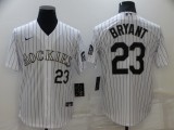 MLB Colorado Rockies #23 Bryant White Nike Game Jersey