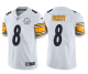 Men's Pittsburgh Steelers #8 Kenny Pickett 2022 White Vapor Untouchable Limited Jersey