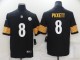 Men's Pittsburgh Steelers #8 Kenny Pickett 2022 Black Vapor Untouchable Limited Jersey