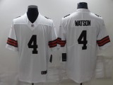 Men's Cleveland Browns #4 Deshaun Watson White Vapor Untouchable Limited Jersey