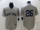 MLB New York Yankees #26 DJ LeMahieu 2021 Grey Field Of Dreams Jersey