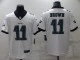 Men's Philadelphia Eagles #11 Brown White Vapor Untouchable Limited Jersey