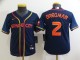 Youth MLB Houston Astros #2 Alex Bregman 2022 Navy City Connect Jersey
