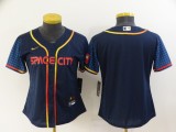 Women MLB Houston Astros Blank 2022 Navy City Connect Jersey
