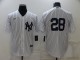 MLB New York Yankees #28 Josh Donaldson White Nike Game Jersey
