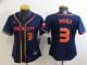 Women Houston Astros #3 Jeremy Peña 2022 Navy City Connect Jersey