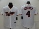 MLB Minnesota Twins #4 Correa White Game Nike Jersey