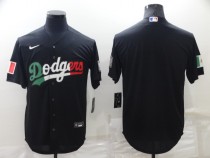 MLB Los Angeles Dodgers Blank Black Game Jersey