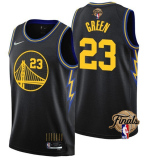 NBA Golden State Warriors #23 Draymond Green  2022 Black Finals Jersey