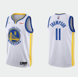 NBA Golden State Warriors #11 Klay Thompson 2022 White 75th Anniversary Jersey