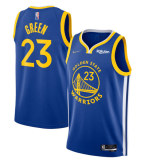 NBA Golden State Warriors #23 Draymond Green 2022 Royal 75th Anniversary Jersey