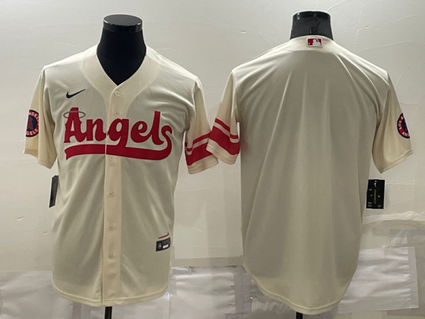 MLB Los Angeles Angels Blank Cream 2022 City Connect Jersey
