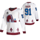 Men's Colorado Avalanche #91 Nazem Kadri  White 2022 Stanley Cup Final Patch Reverse Retro Jersey