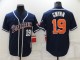 MLB San Diego Padres #19 Gwynn Blue Throwback Jersey