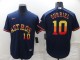 MLB Houston Astros #10 Yuli Gurriel 2022 Navy Jersey