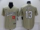 MLB Los Angeles Dodgers #13 Muncy Cream Jersey