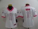 Women Philadelphia Eagles #11 A. J. Brown Pink White Jersey