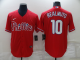 MLB Philadelphia Phillies #10 Realmuto Red Game Jersey