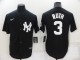 MLB New York Yankees #3 Ruth Black Nike Game Jersey
