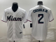 MLB Miami Marlins #2 Jazz Chisholm Jr. White Nike Game Jersey