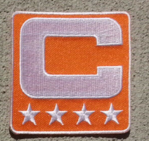 Denver Broncos Orange Captain C Patch