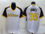 MLB San Diego Padres #35 Randy Jones White Cooperstown Jersey