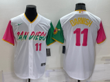 MLB San Diego Padres #11 Yu Darvish White 2022 City Connect Jersey