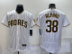 MLB San Diego Padres #38 Jorge Alfaro White Flex Base Elite Jersey