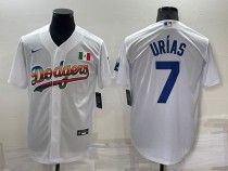 MLB Los Angeles Dodgers #7 Julio Urias White Jersey