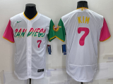 MLB San Diego Padres #7 Ha Seong Kim White 2022 City Connect Flex Base Elite Jersey