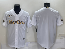 MLB Miami Marlins Blank Charcoal 2022 All-Star Jersey