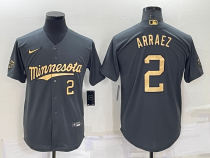 MLB Minnesota Twins #2 Arraez Charcoal 2022 All-Star Jersey