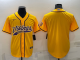 Men's Minnesota Vikings Gold Baseball Nike Jersey