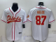 Men's Kansas City Chiefs #87 Travis Kelce White Baseball Nike Jersey