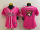 Women San Francisco 49ers Pink Team Big Logo With Patch Baseball Nike Jersey