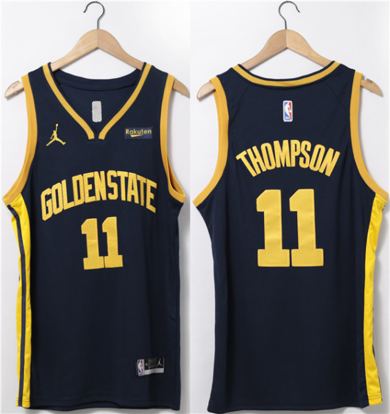NBA Golden State Warriors #11 Klay Thompson Black Jersey