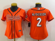 Women Cincinnati Bengals #2 Evan McPherson Orange Baseball Nike Jersey