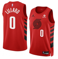 NBA Portland Trail Blazers Active Player Custom 2022/23 Red Statement Edition Swingman Jersey