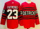 Men's Detroit Red Wings #23 Raymond Red 2022-23 Reverse Retro Jersey