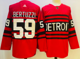 Men's Detroit Red Wings #59 Bertuzzi Red 2022-23 Reverse Retro Jersey
