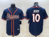 Men's Denver Broncos #31 Simmons Blue Baseball Nike Jersey