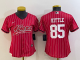 Women San Francisco 49ers #85 George Kittle Red Baseball Nike Jersey