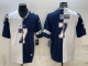 Men's Dallas Cowboys #7 Trevon Diggs White/Navy Split Split Vapor Untouchable Limited Jersey