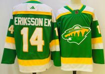Minnesota Wild #14 Joel Eriksson Green 2022 Reverse Retro Jersey
